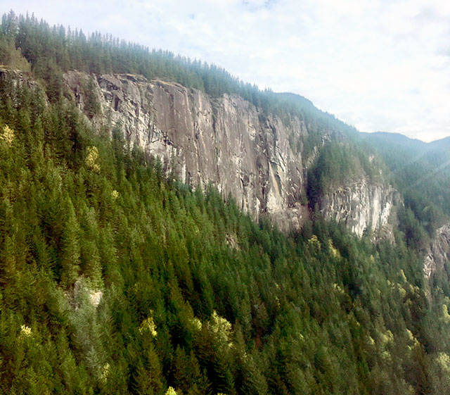 The Index Town Wall, a popular climbing site. (Snohomish County Sheriff’s Office)