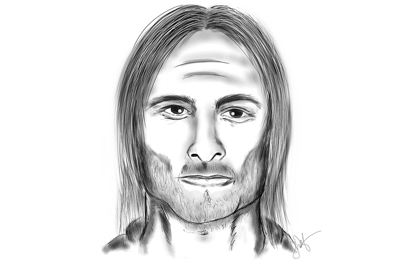 Sketch of suspect from King County Sheriff’s Office