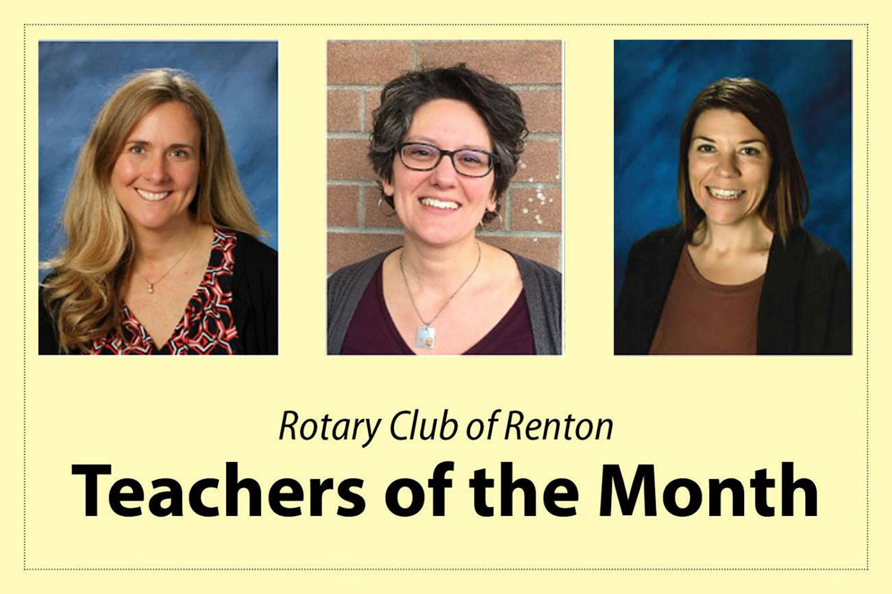 Renton Rotary selects Teachers of the Month for February