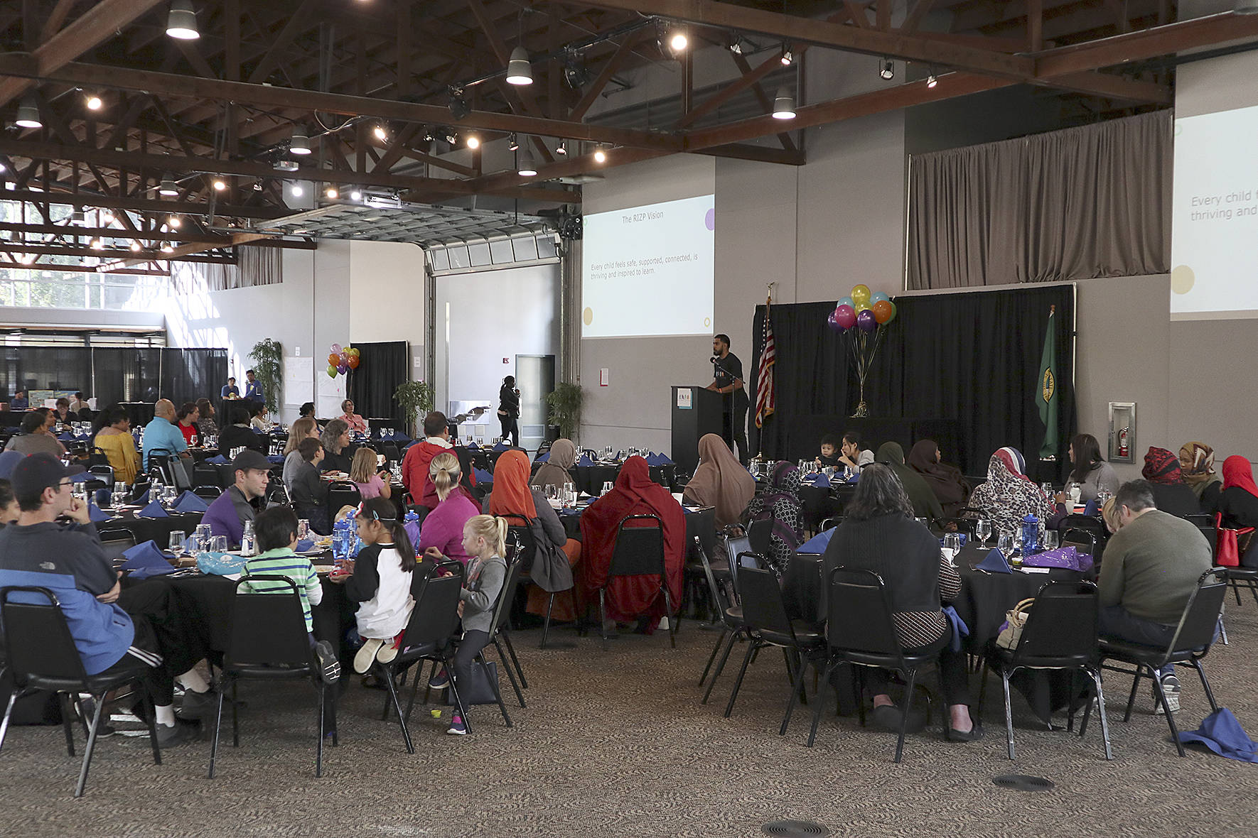 Photo courtesy of Renton                                Innovation Zone Partnership, that hosted a kick-off event Sept. 28 at Renton Pavilion Events Center.
