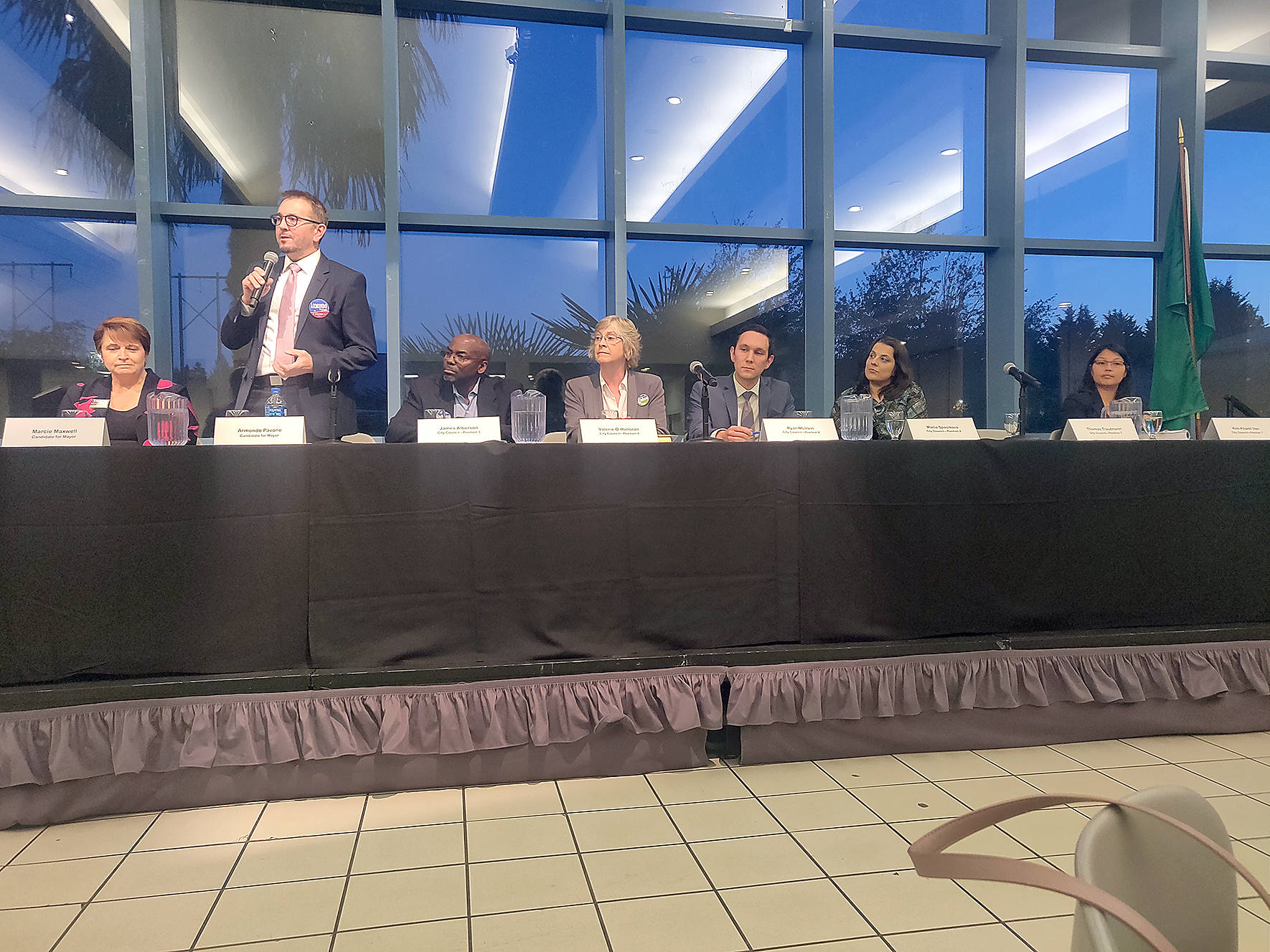 Candidates face voters at forum
