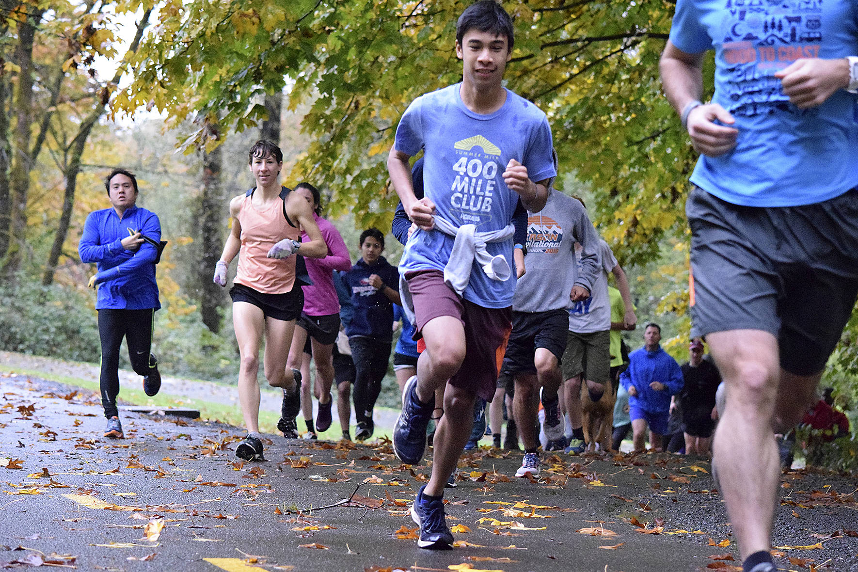 The 100th parkrun on Oct. 19 was just a prelude to the parkrun birthday festivities planned for Nov. 16. (Photo courtesy of Renton parkrun)