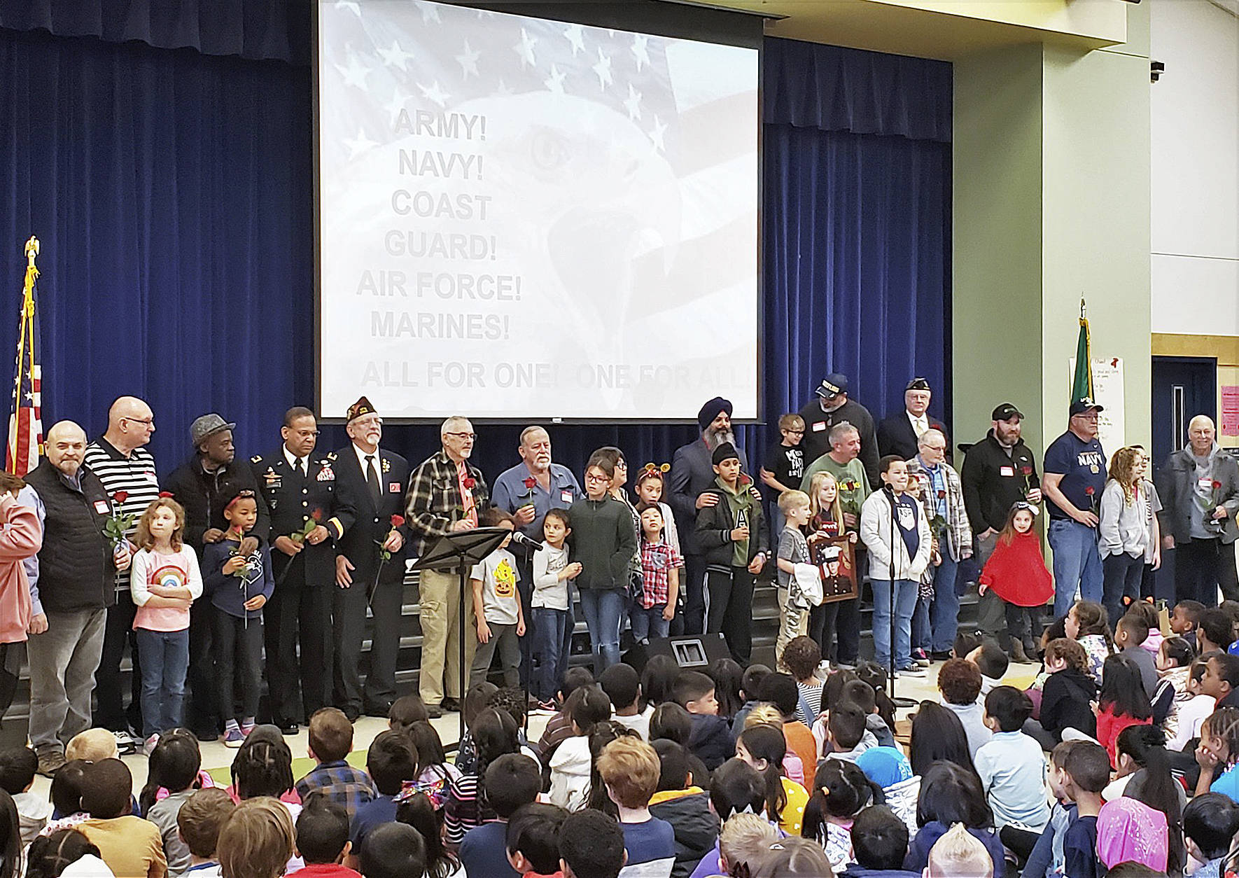 Renton students honor veterans
