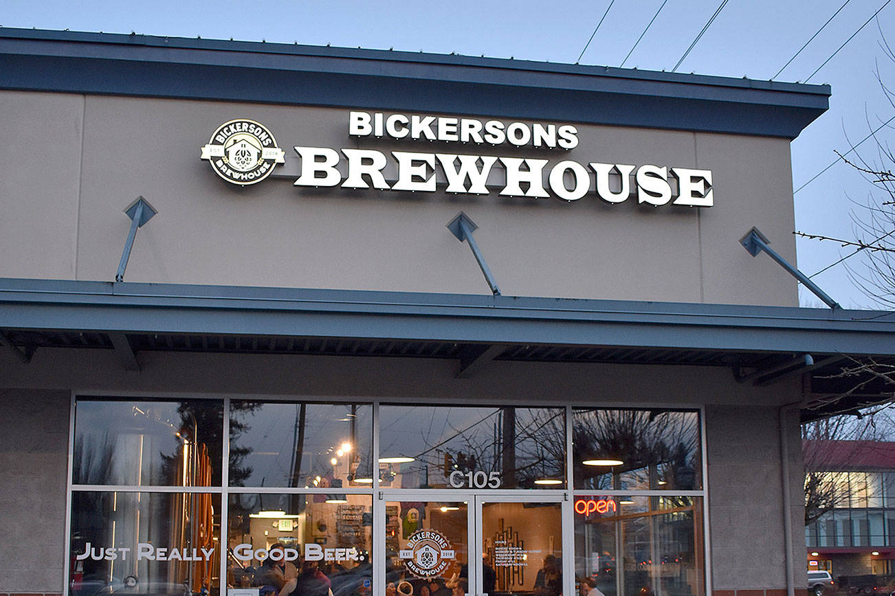 Photo by Haley Ausbun. Have you visited the Highlands new brewhouse? The new Bickersons Brewhouse opened on Nov. 9. Two months later, Jan. 9, business leaders and the Renton Chamber of Commerce celebrated its opening with a ribbon cutting, featuring owners Frank Castro and Shaunn Siekawitch. Go bicker with the “Bickersons” at 4710 NE Fourth St., Renton.