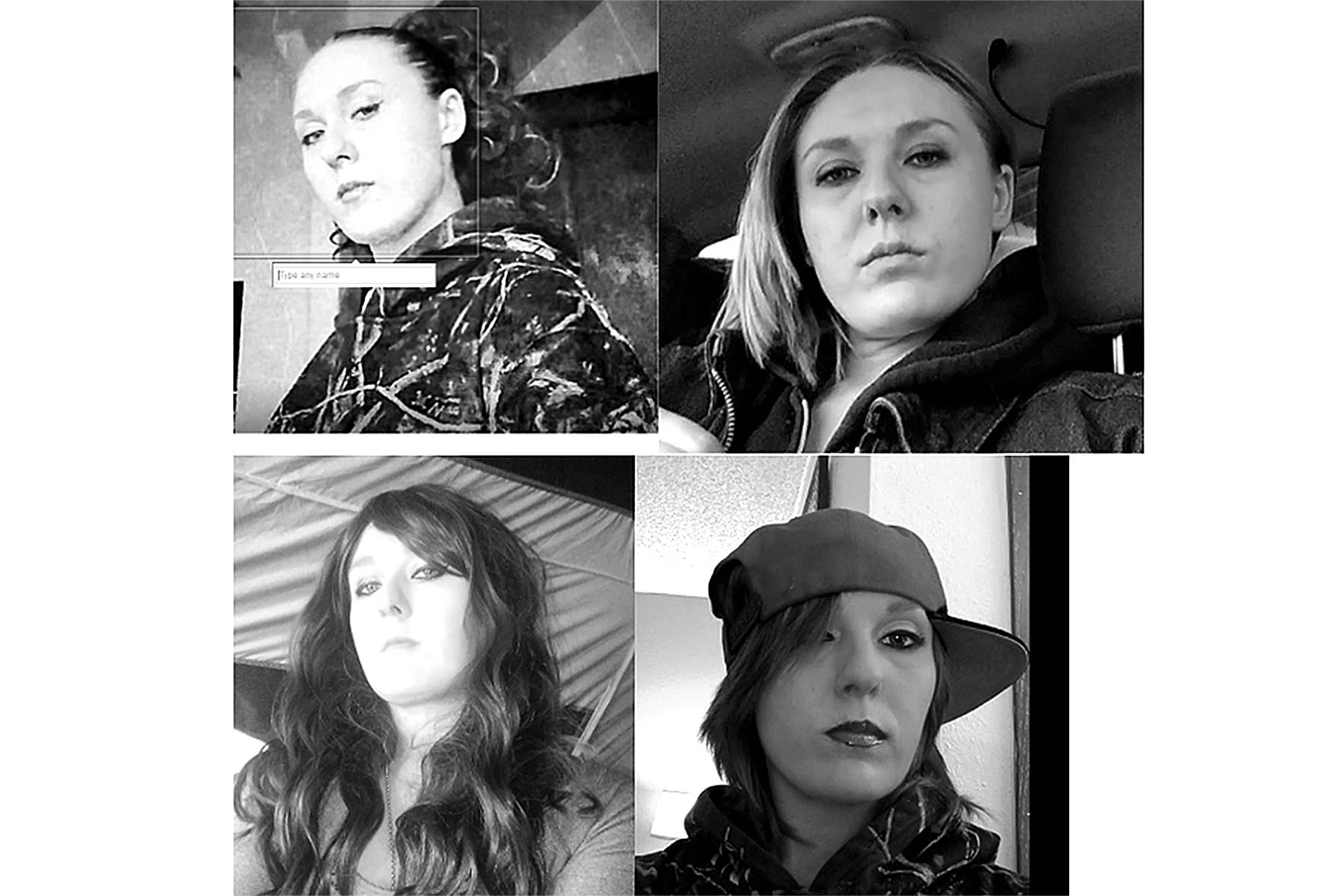 Courtesy of Renton Police Department. Photos of the suspect in Rylee Russell Mark’s death, 30-year-old Kelcey M. Gornowich.