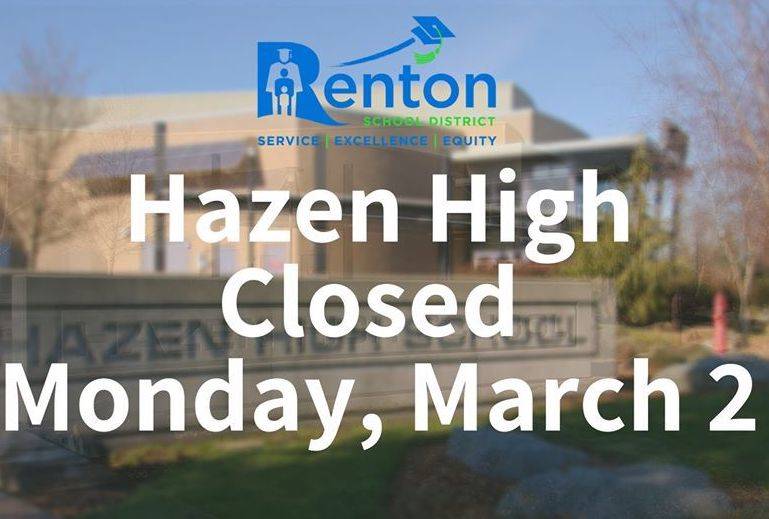 Hazen closed Monday as student is tested for COVID-19