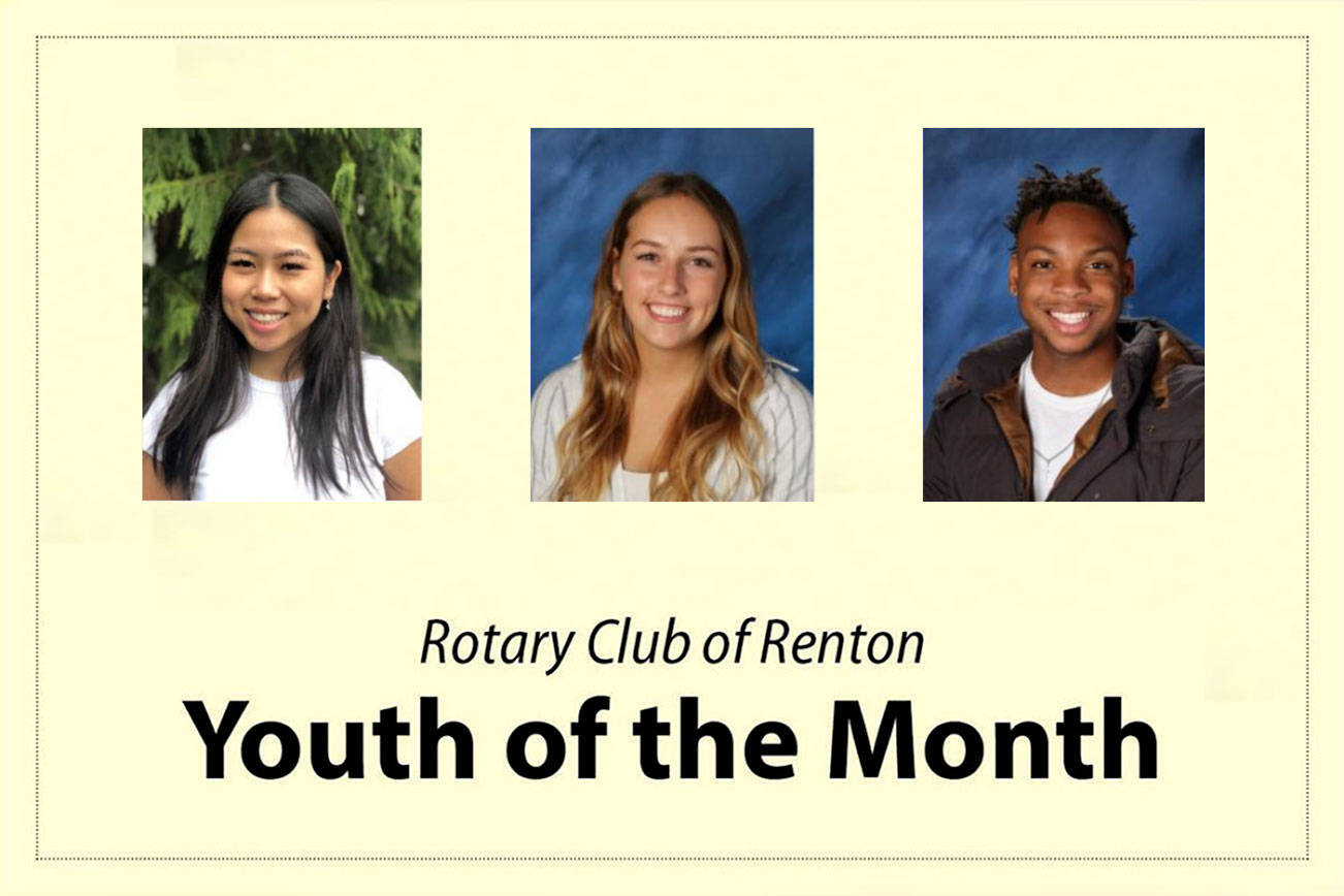 Renton March 2020 Youth of the Month