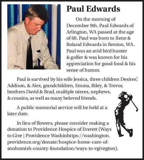 Paul Edwards | Obituary