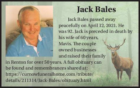 Jack Bales | Obituary