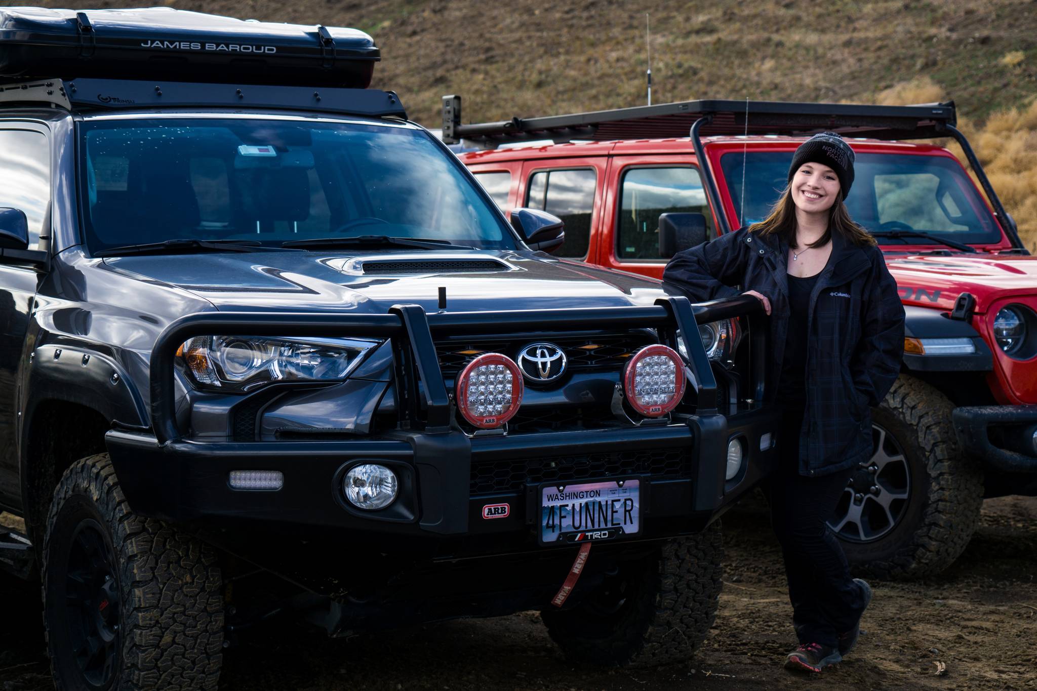 Renton's Kat Salvo and her competition Toyota 4Runner (courtesy of Kat Salvo)