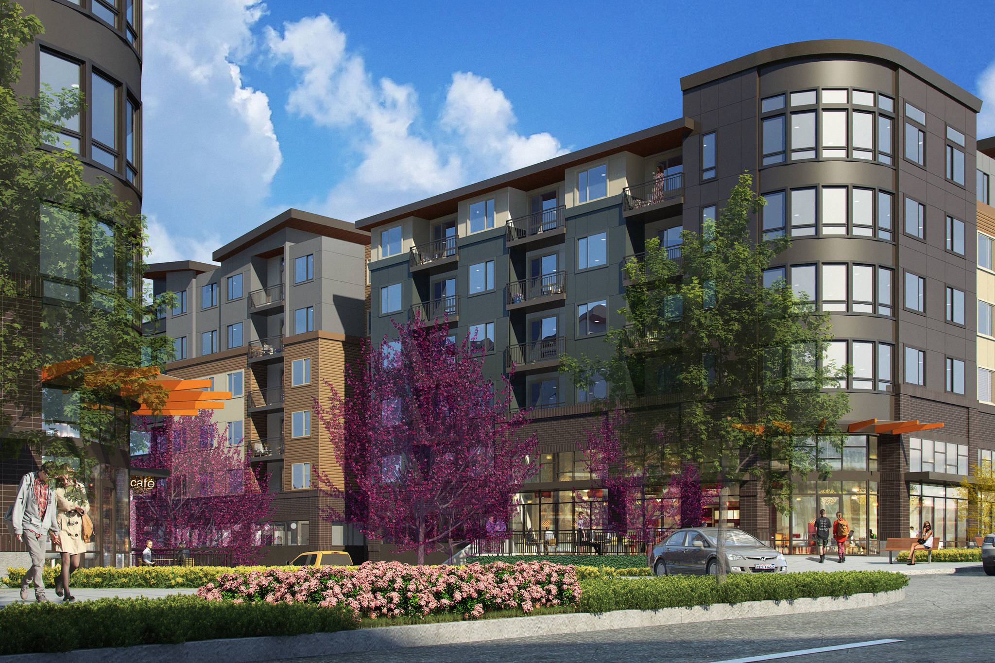 Artist renderings of the Solera complex (courtesy of Pacific Public Affairs)