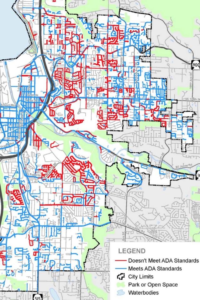 City of Renton assesses compliance with ADA standards, asks for