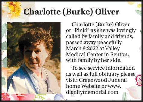 Charlotte (Burke) Oliver | Obituary