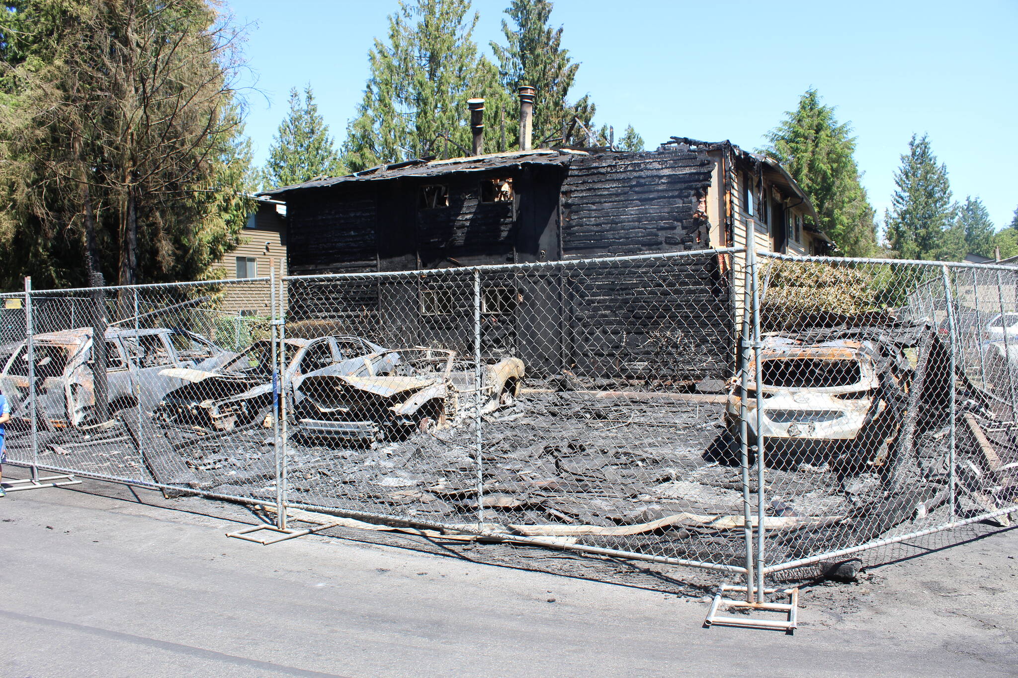 According to Sergeant M. Corbett Ford, the cause of the fire is currently under investigation by the King County Sherriff’s Office. Photo by Bailey Jo Josie/Sound Publishing.