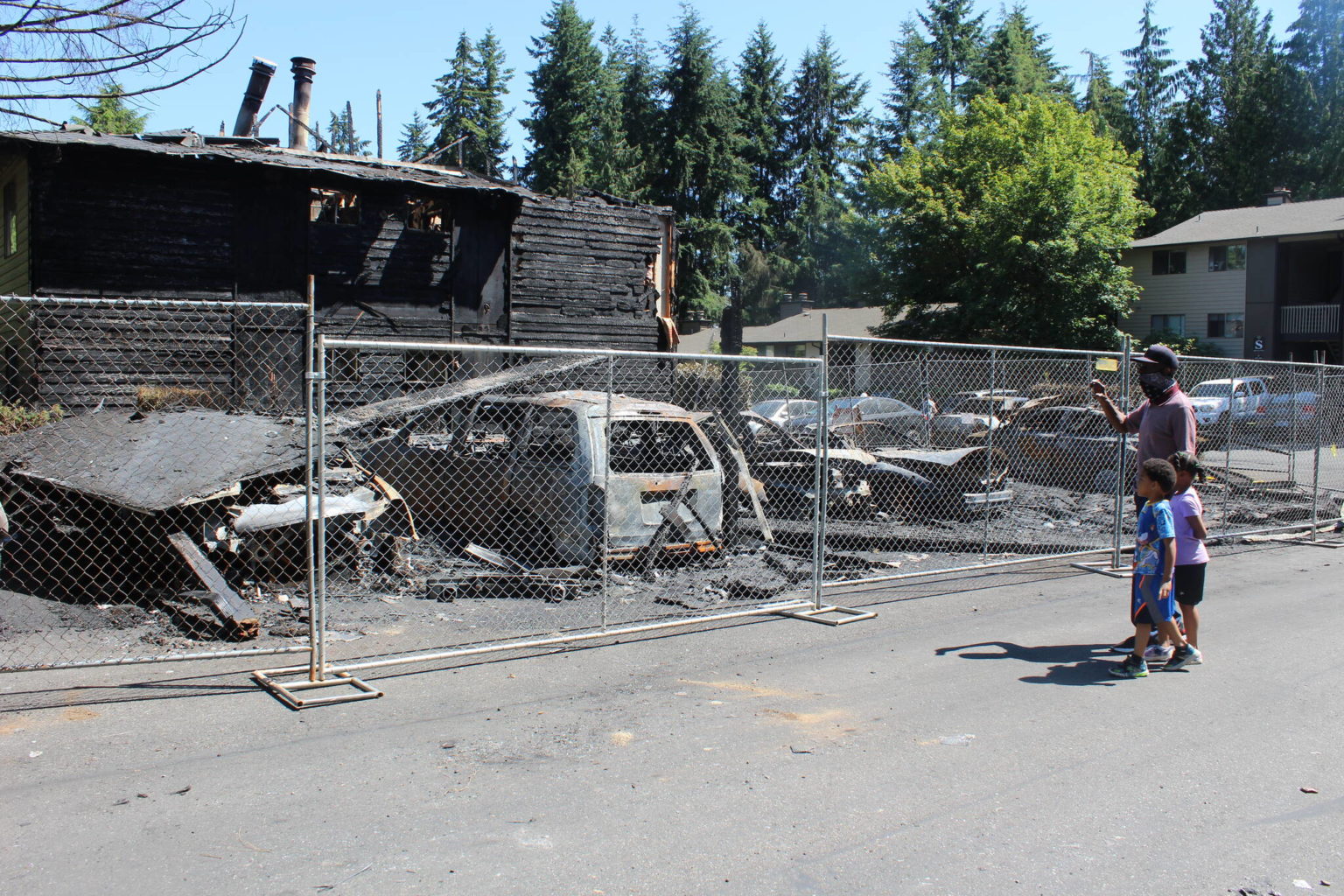 Photos Apartment fire in Renton leaves some without temporary housing Renton Reporter