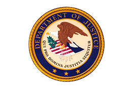 Department of Justice logo (file photo)