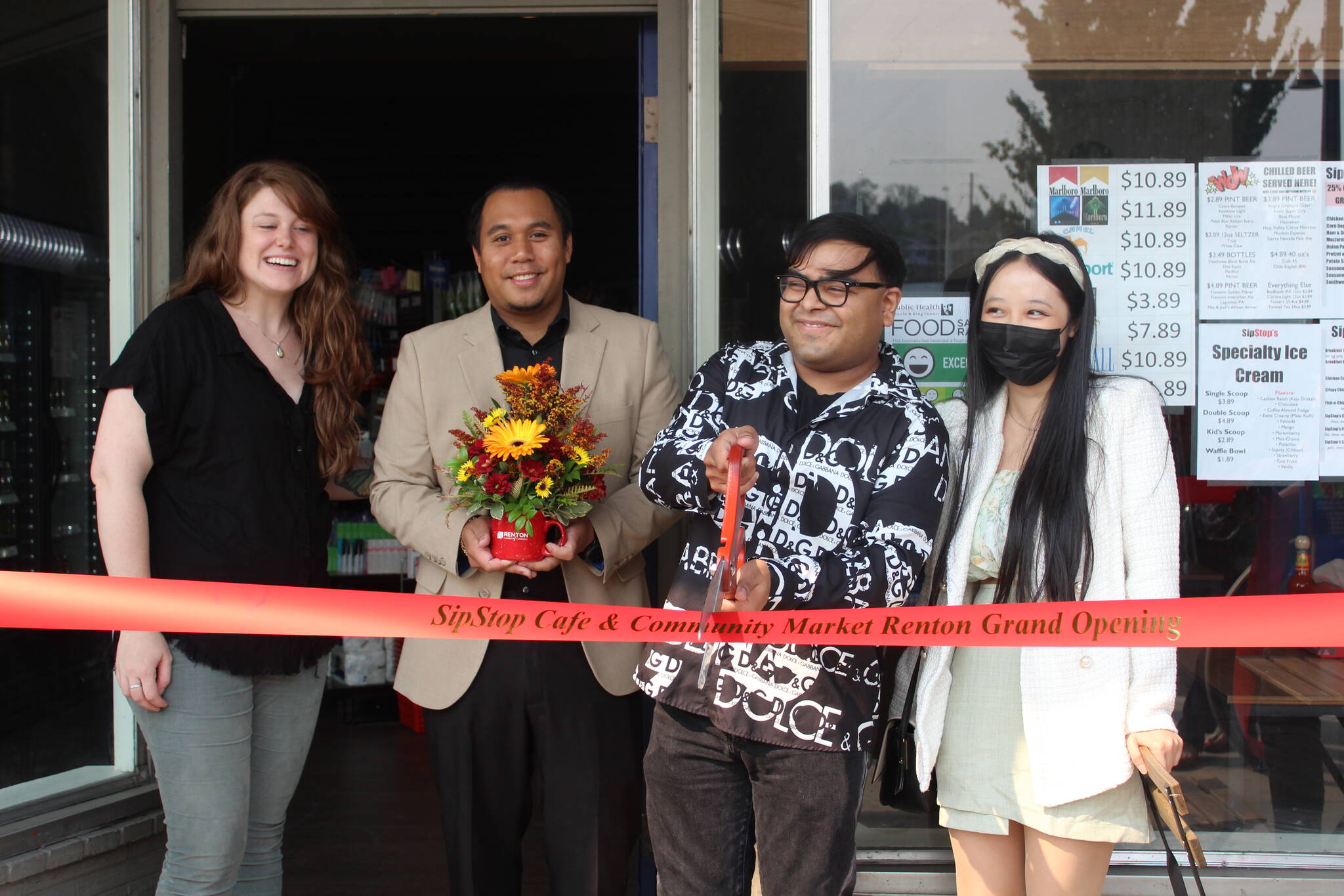 The SipStop Cafe and Community Market had a soft opening on July 22. Photos by Bailey Jo Josie/Sound Publishing.