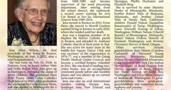 Jean Ellen Wilson | Obituary