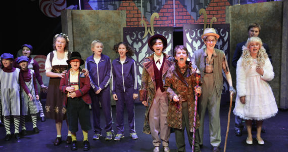 Students perform Roald Dahl’s Willy Wonka at Studio East. Courtesy of Studio East.