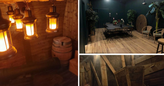 Renton’s Sure Lock Escape features two unique and meticulously crafted rooms: Pirate Shipwreck and Abandoned Mineshaft. Photos courtesy Sure Lock Escape