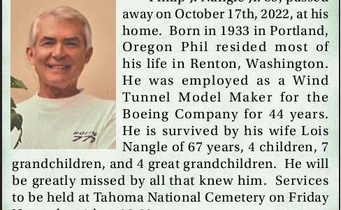 Philip J. Nangle Jr. | Obituary