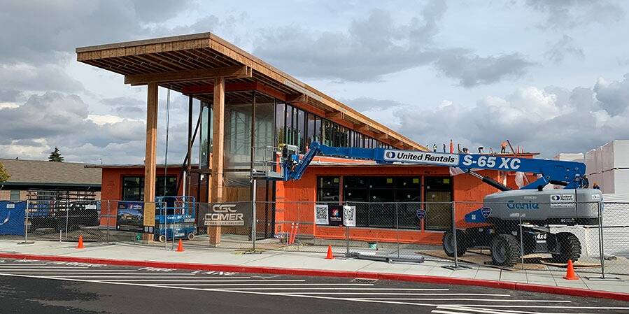 Renton's Family First Community Center under construction. Photo courtesy of the City of Renton