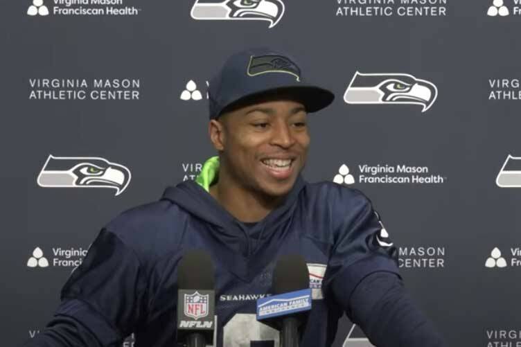 Tyler Lockett during the Dec. 7 press conference. (Screenshot from Youtube)