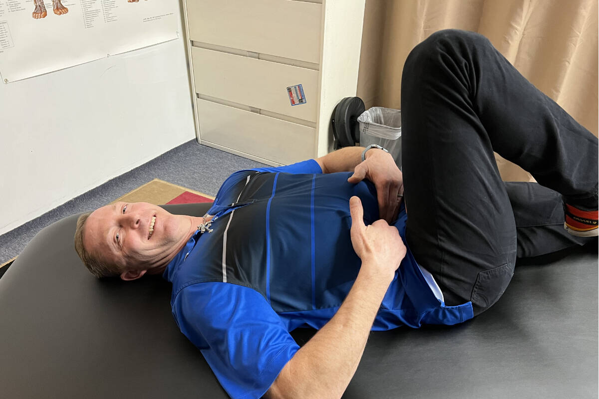 Physical therapist Neal O’Neal owner of Pursuit Physical Therapy, has advice on releasing a tight psoas muscle.