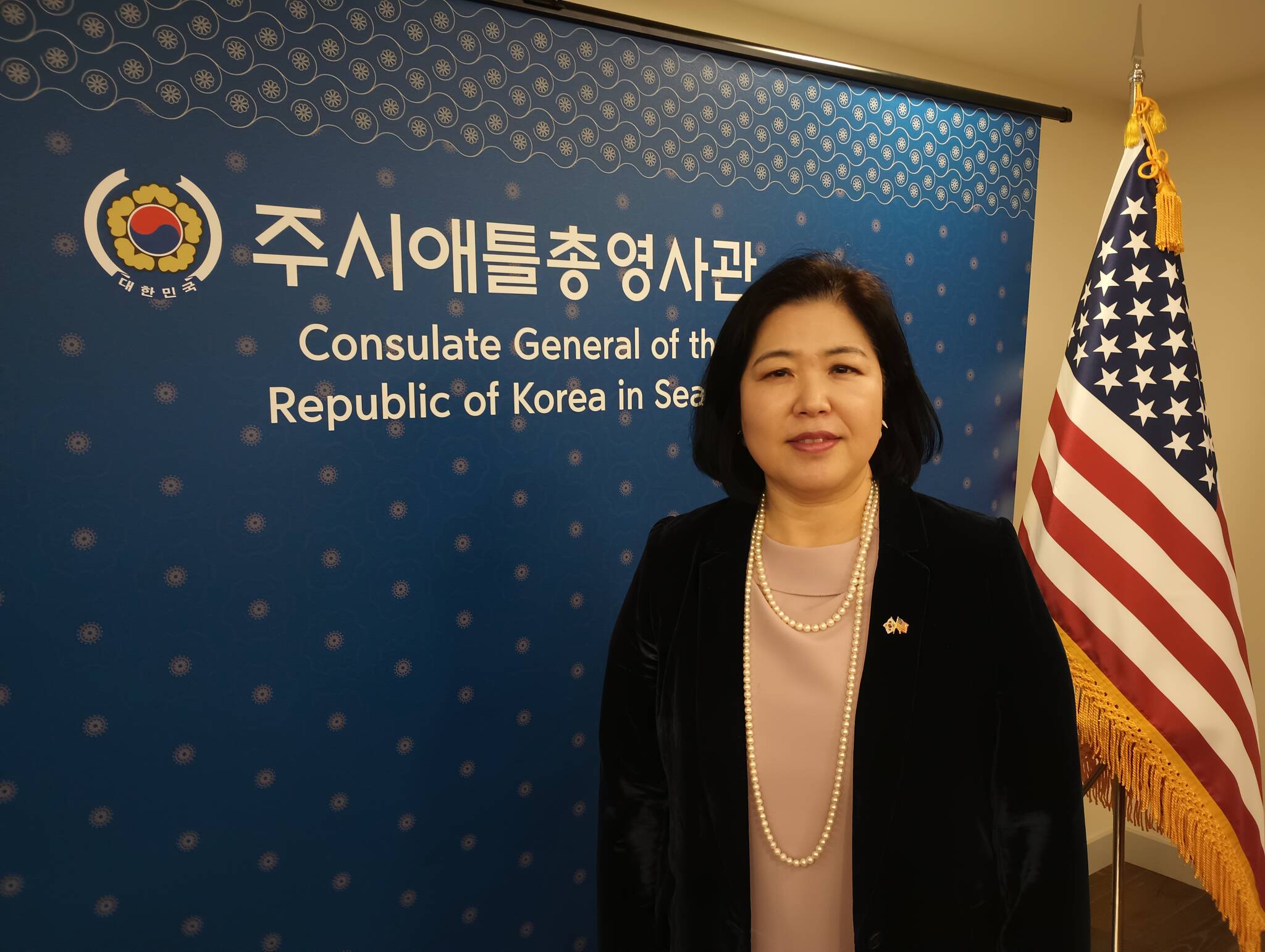 Consul-General Seo at the Consulate-General building in Seattle. Bailey Jo Josie/Sound Publishing