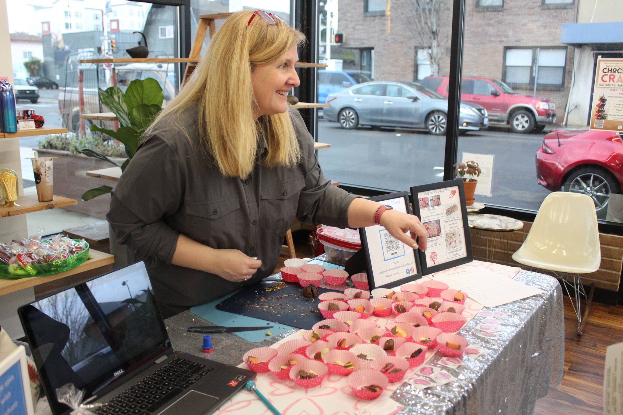 Cookies by Meesa was stop #3 of the Chocolate Crawl at Boga. Photo by Bailey Jo Josie/Sound Publishing.