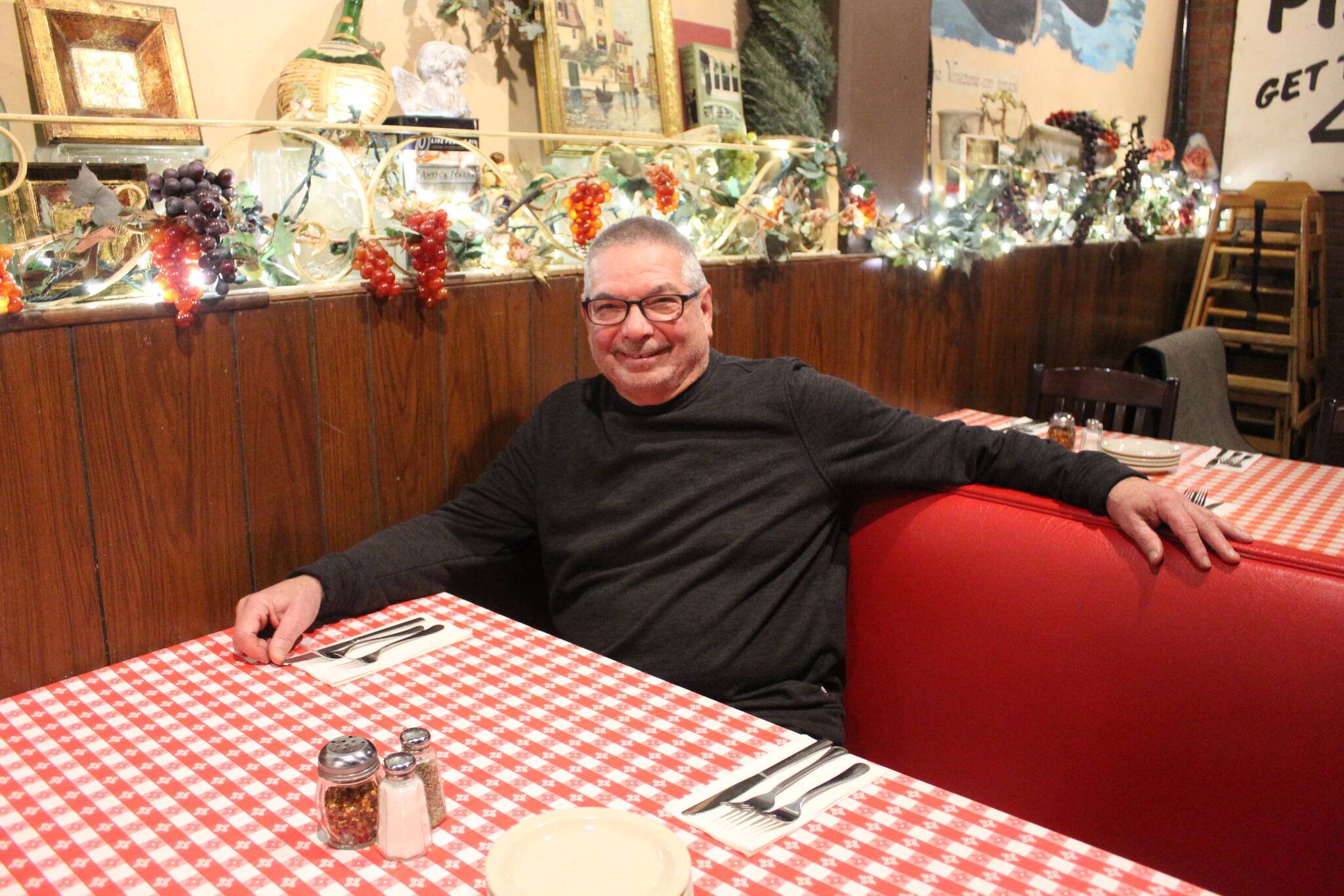 Even in retirement, Fred Martichuski still makes time to visit Vince’s on Sunset. Photo by Bailey Jo Josie/Sound Publishing.