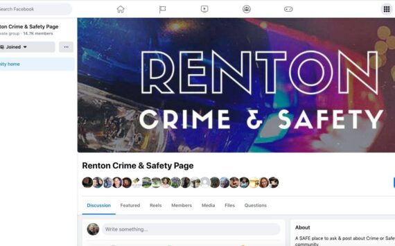 Screenshot of Renton Crime and Safety Facebook page.