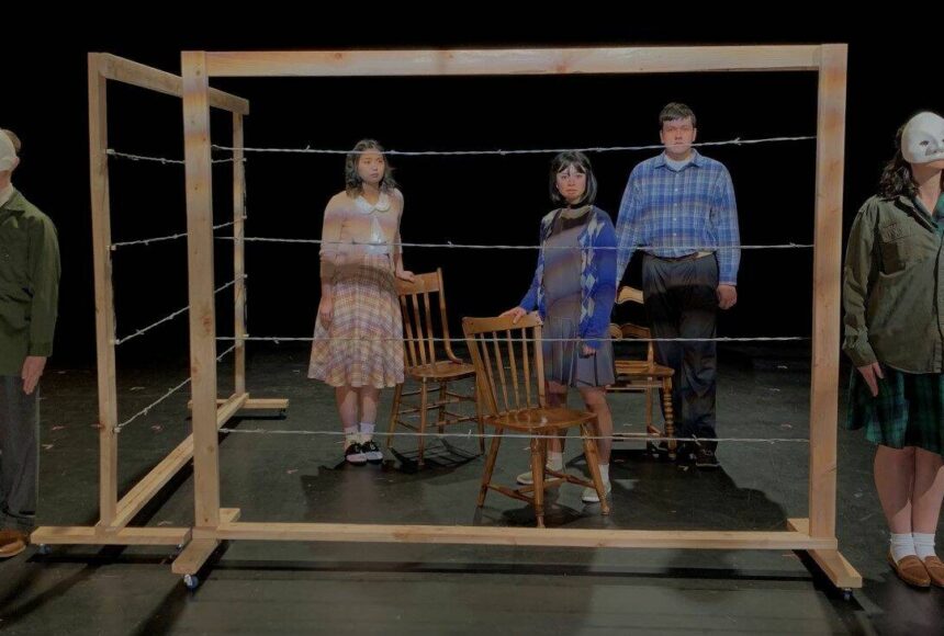 <p>“Friends Across the Wires” takes place throughout the Pacific Northwest, including Seattle and the Minidoka internment camp in Idaho. (Photo courtesy of Seattle Historical Theatre Project)</p>