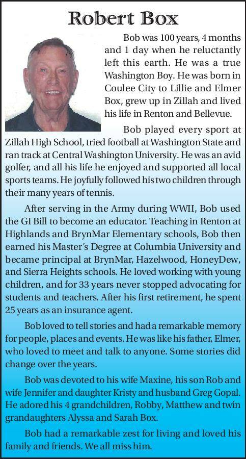 Robert Box | Obituary