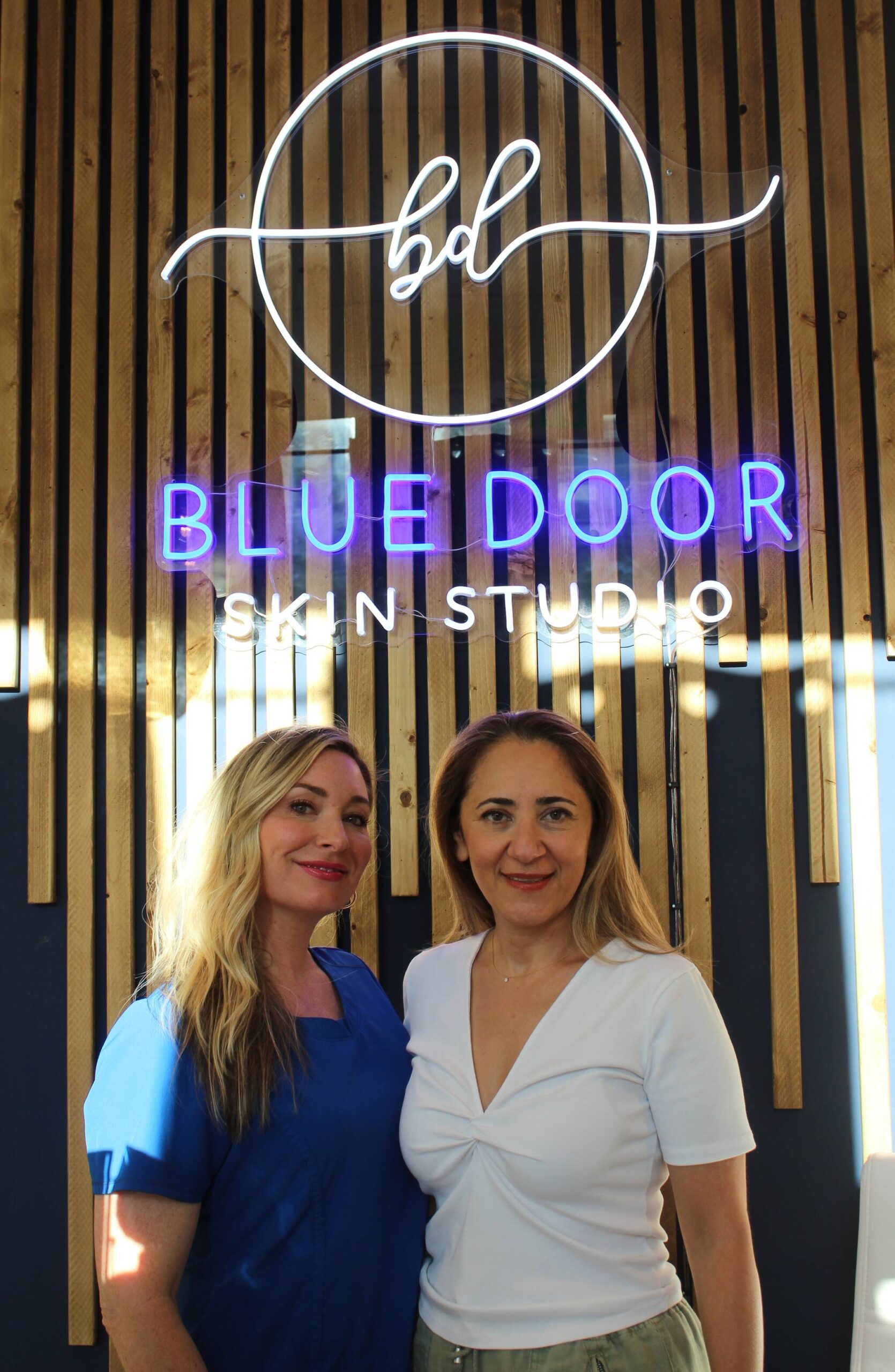 Justine Martinez and Sepi Hadi opened Blue Door Skin Studio in 2020. Bailey Jo Josie / Renton Reporter