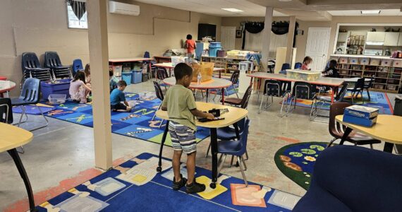 Photo courtesy of Launch
Children play in the new Renton child care space.