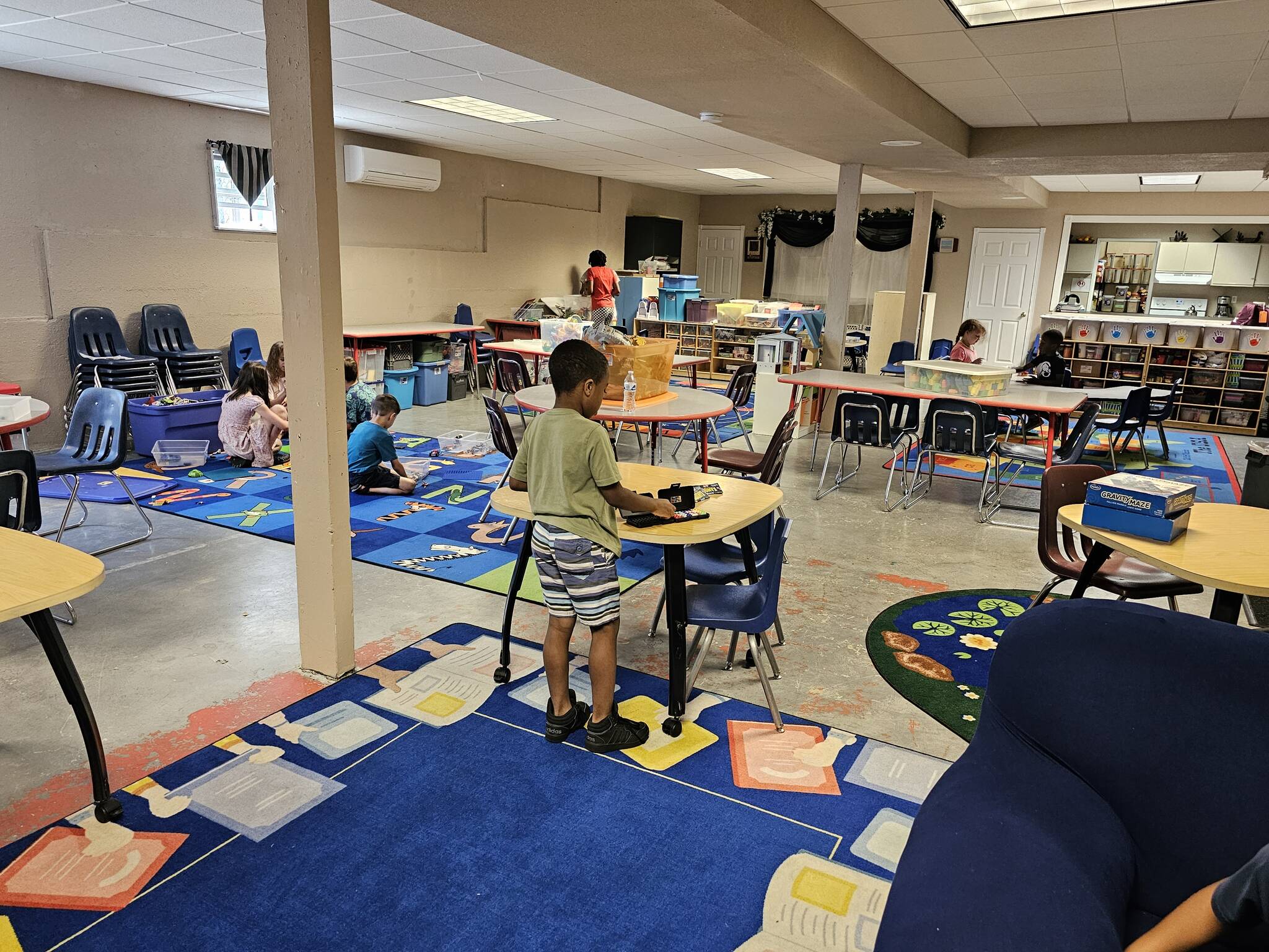 Photo courtesy of Launch
Children play in the new Renton child care space.