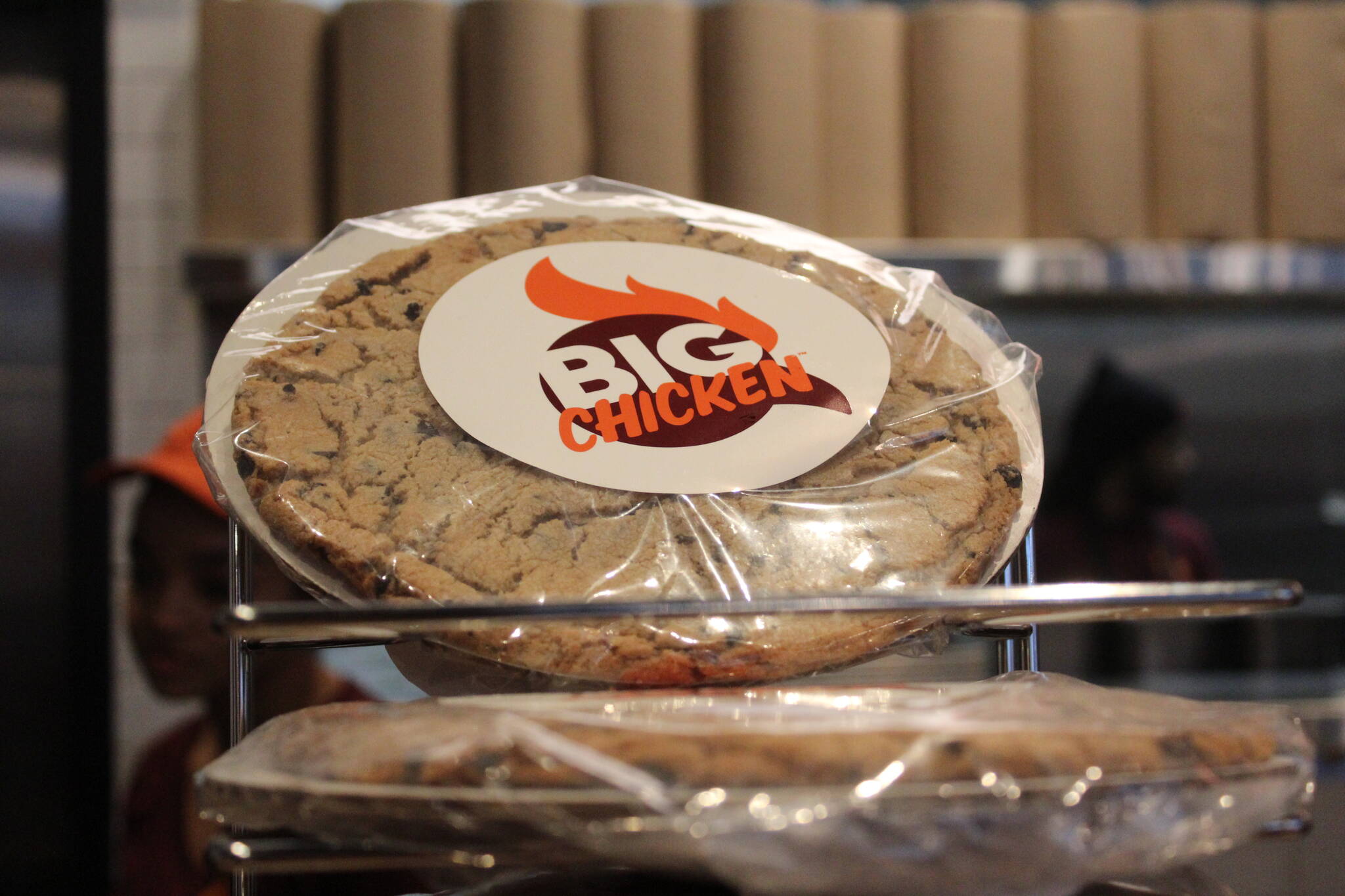 The Big Chicken’s Big Cookie is the size of basketball. Photo by Bailey Jo Josie/Sound Publishing.