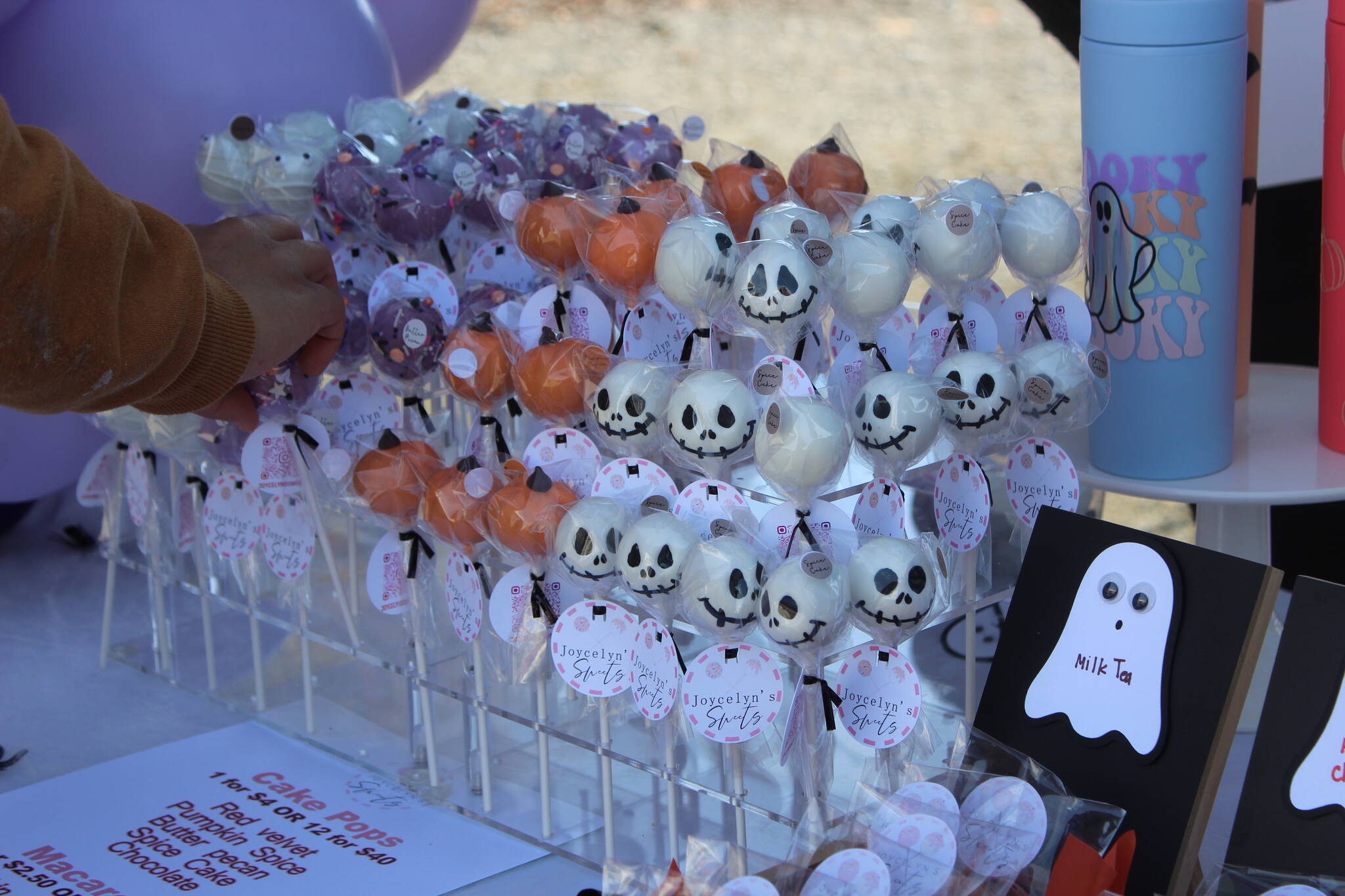 Photo by Bailey Jo Josie/Sound Publishing: 
Spooky-themed cake pops at Olde Halloween Party in Renton.
