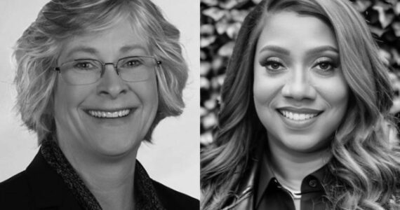 Valerie O'Halloran (left) and Erica J. Conway (right). (Screenshot from King County Elections website)