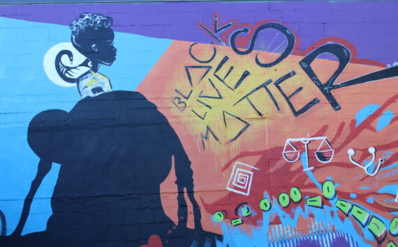 Black Lives Matter mural in Downtown Renton. Bailey Jo Josie / Sound Publishing