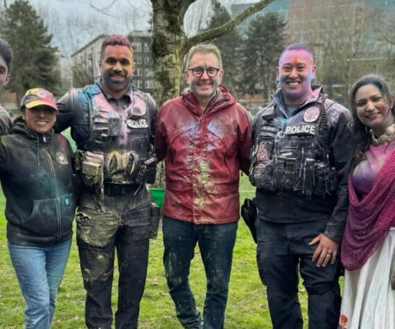 Holi: Renton Festival of Color at Gene Coulon Memorial Beach Park was held March 23. (Photo courtesy of Diane Dobson)