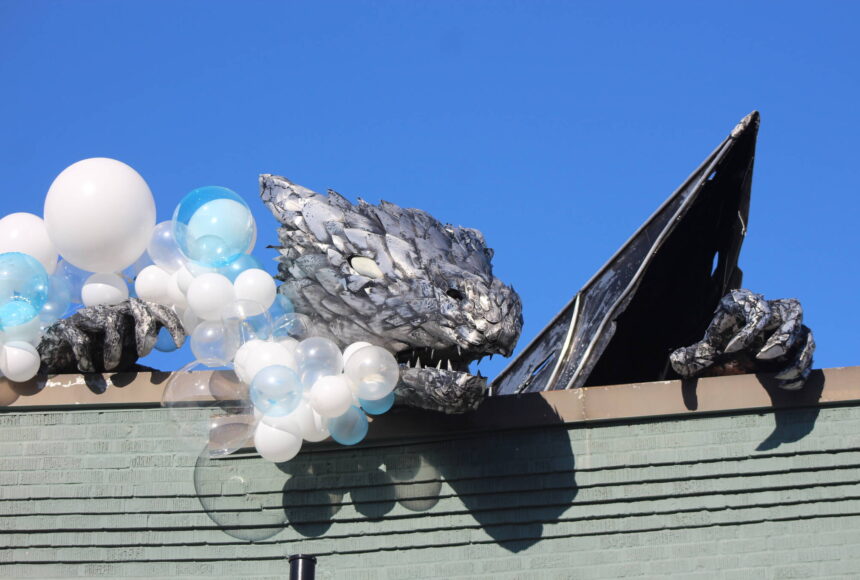 <p>Happy Hatching month to Erasmus the Dragon. Photo by Bailey Jo Josie/Sound Publishing</p>