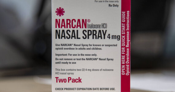 Naloxone, known by the brand name Narcan, can be administered via a nasal spray as an opioid antidote. (Sound Publishing file photo)