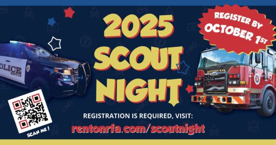 The Renton Regional Fire Authority are hosting the 2025 Scout Night on Oct. 7