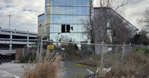The former Boeing 10-16 building in Renton. File Photo