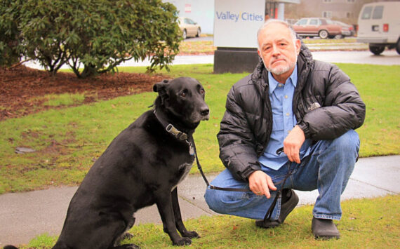 James and Shadow are among the many in King County who’ve received vital services from Valley Cities in its 60 years. Courtesy Valley Cities