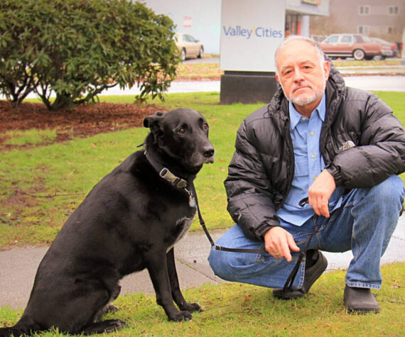 James and Shadow are among the many in King County who’ve received vital services from Valley Cities in its 60 years. Courtesy Valley Cities