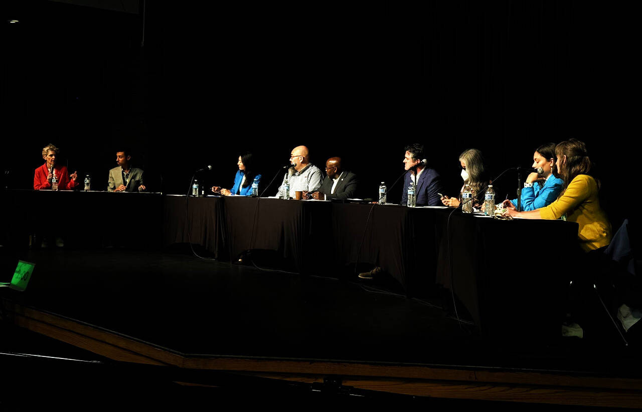 Renton City Council candidates gathered at the Carco Theatre to share their platforms to the public. Drew Dotson/Renton Reporter