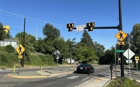 High-Intensity Activated Crosswalk (HAWK) Signals in Renton. Courtesy photo